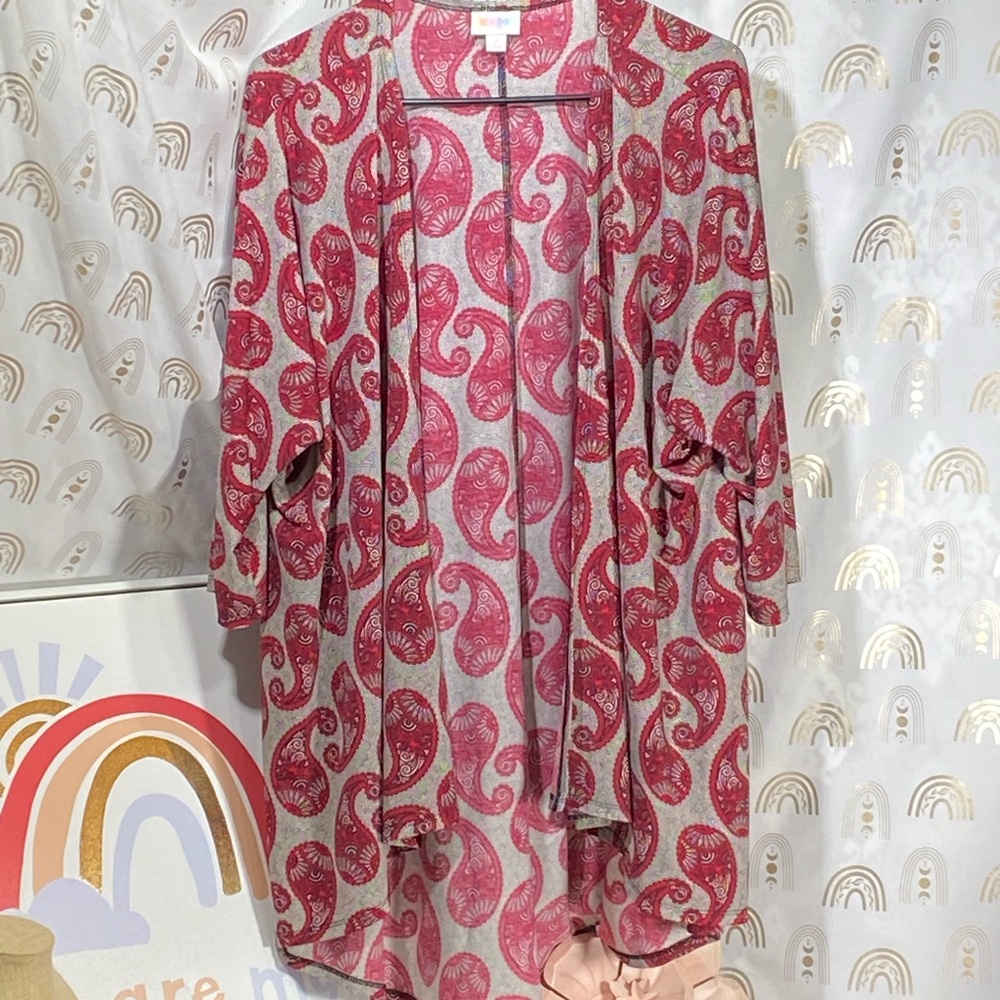 LuLaRoe Red Paisley Women's Cape